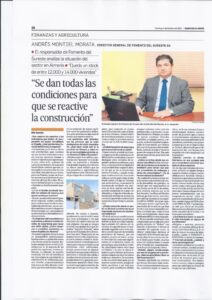 Andrés Montiel entrevista en el Diario de Almería, 04-10-2015