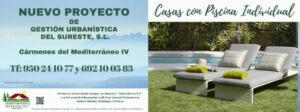 foto valla Cármenes del Mediterráneo IV, nueva promoción de casas con piscina individual en Almería